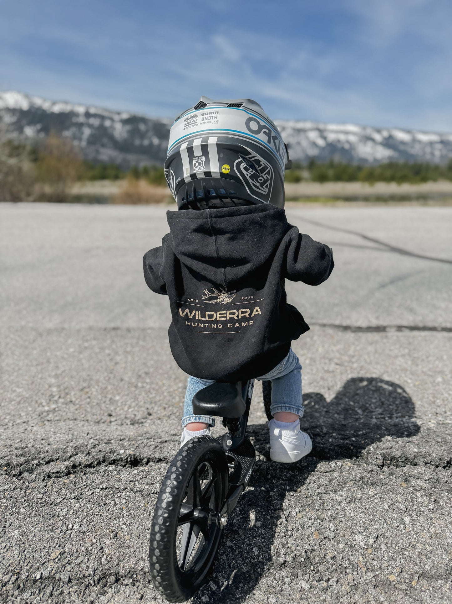 Elk Hunting Camp Hoodie - Toddler