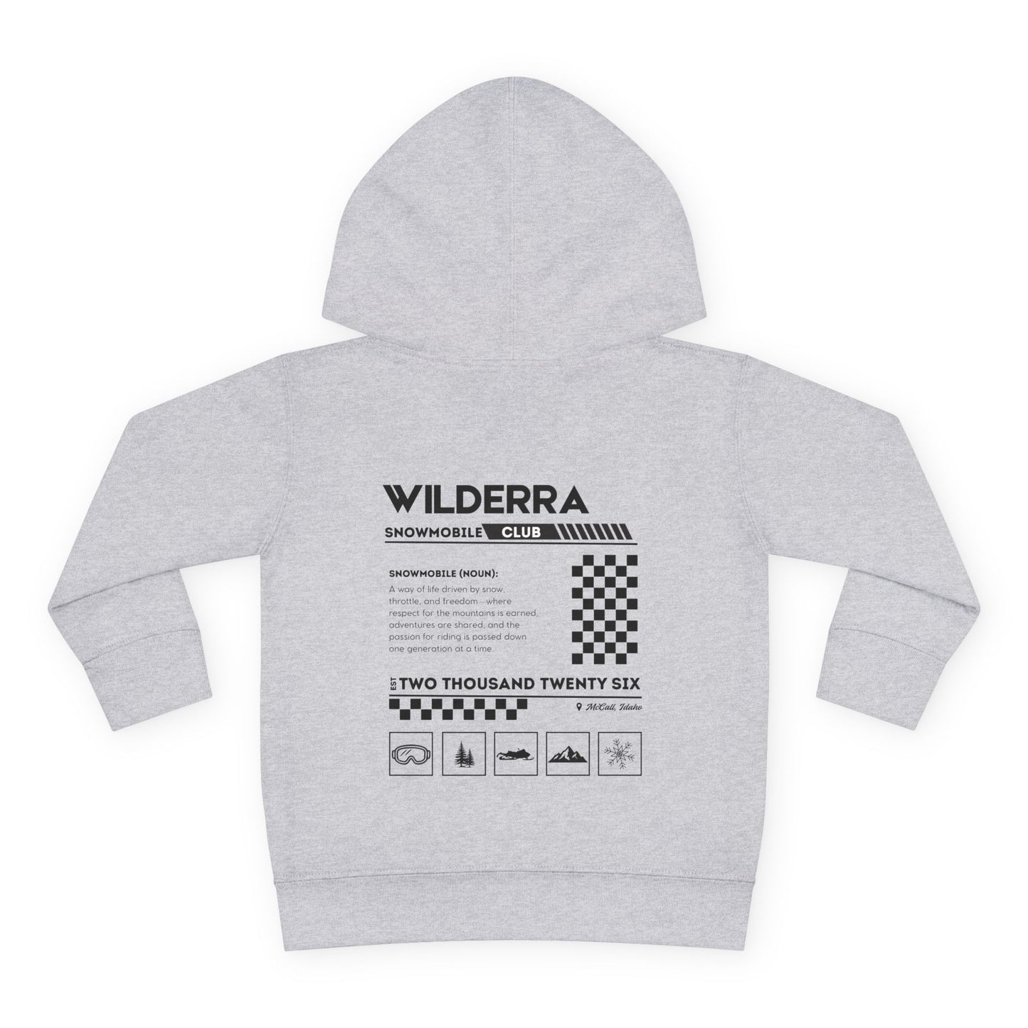 Snowmobile Explanation Hoodie - Toddler