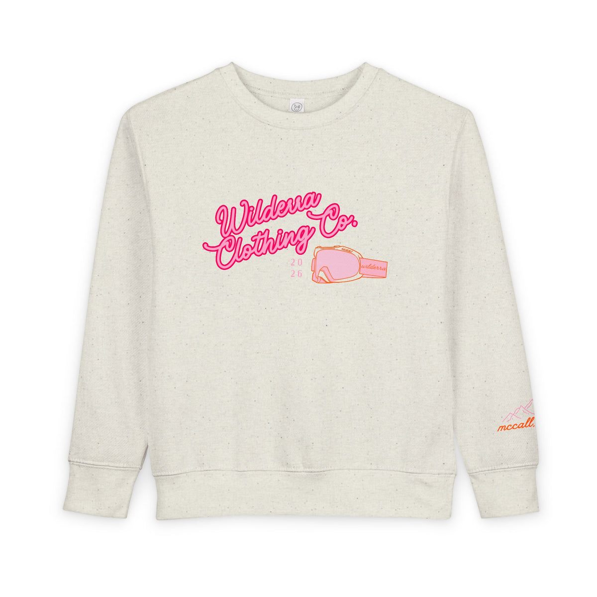Girls Goggles Crewneck - Toddler