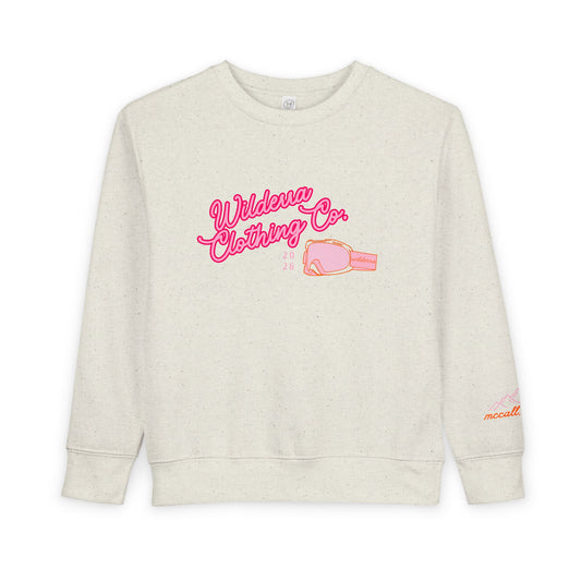 Girls Goggles Crewneck - Toddler