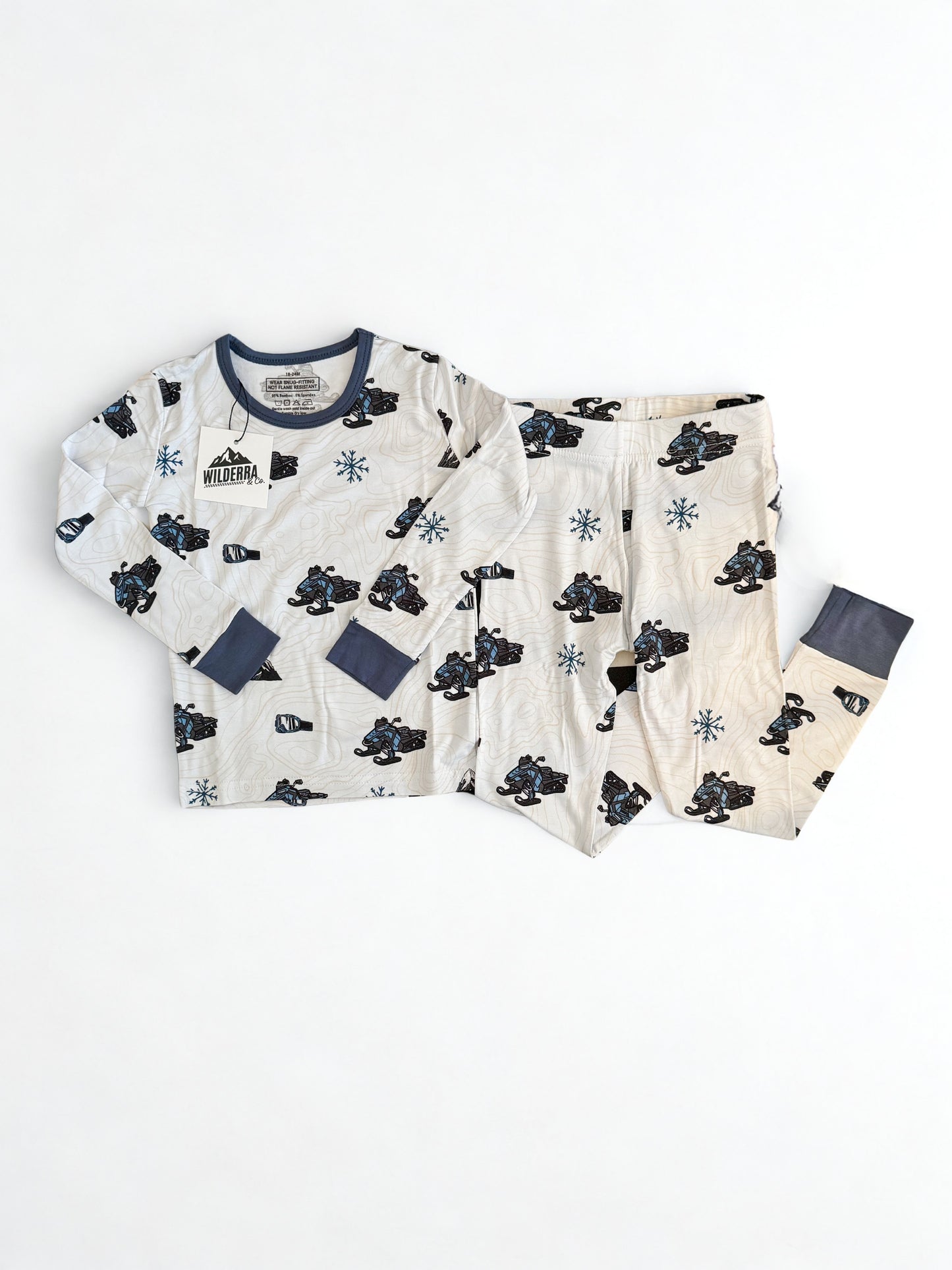 Bamboo Off-Axys Snowmobile Pajamas