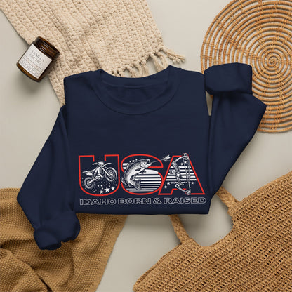 Born and Raised - Crew Sweater