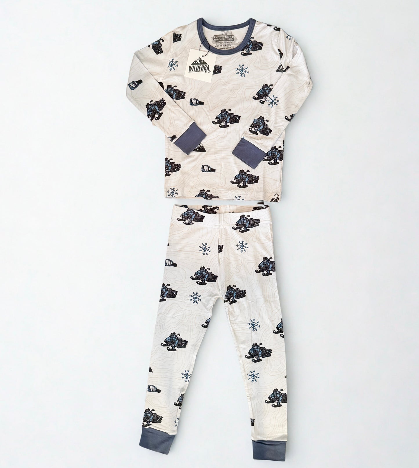 Bamboo Off-Axys Snowmobile Pajamas