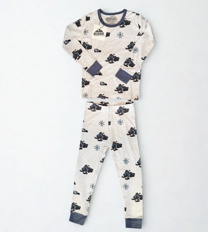 Bamboo Off-Axys Snowmobile Pajamas