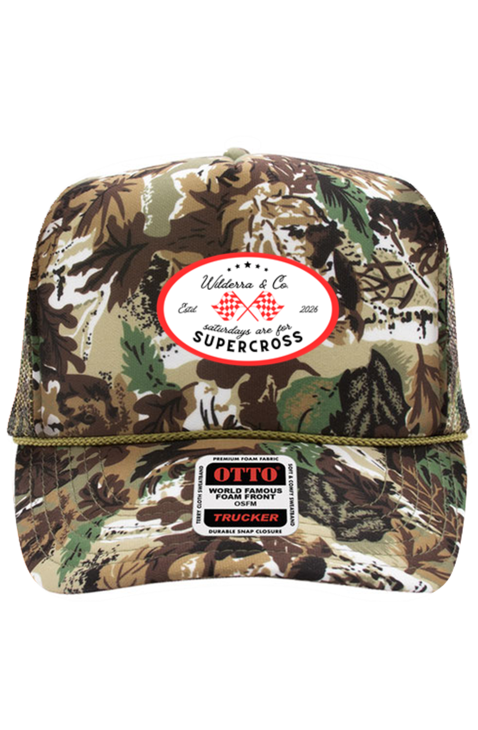 Supercross Saturdays Camo Trucker Hat