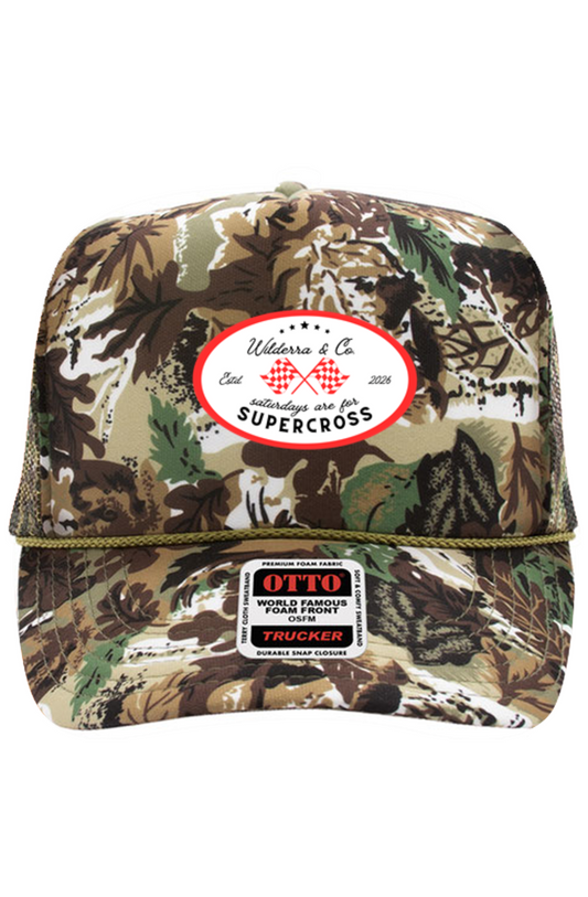 Supercross Saturdays Camo Trucker Hat