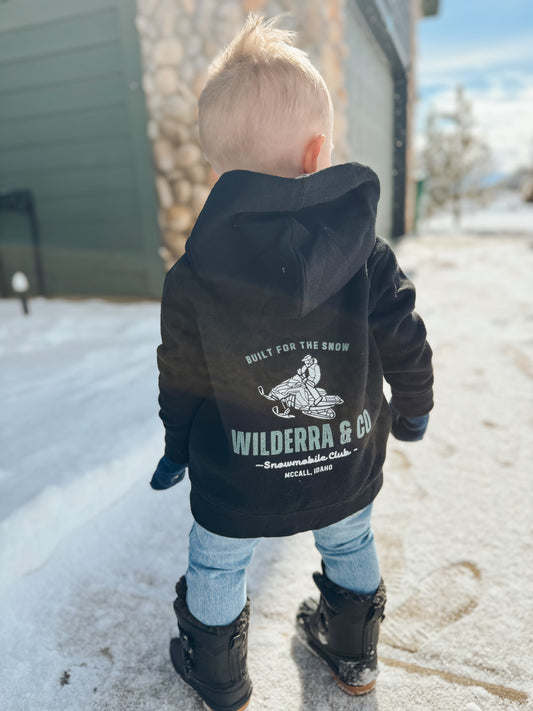 Snowmobile Club Hoodie - Toddler