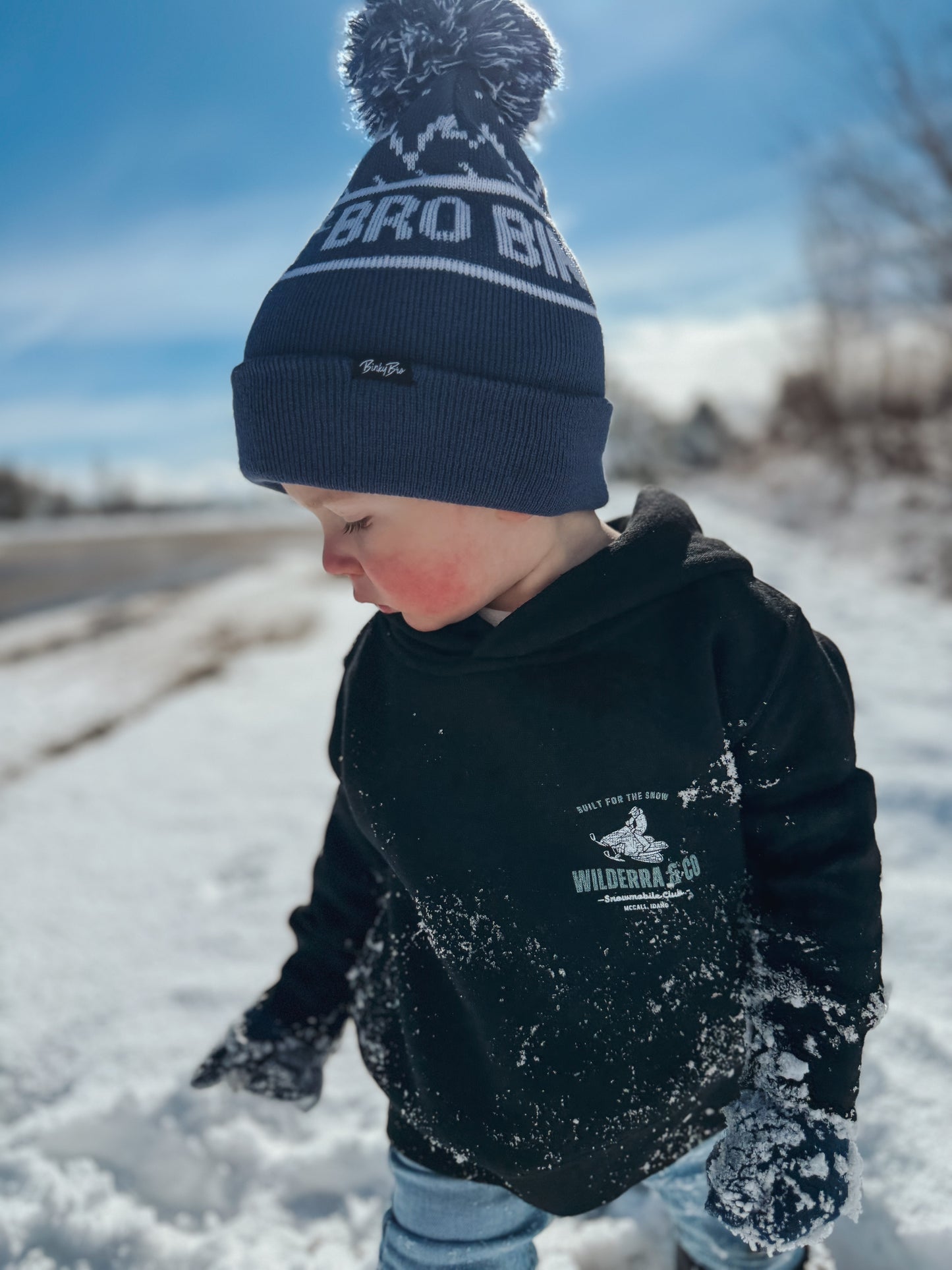 Snowmobile Club Hoodie - Toddler