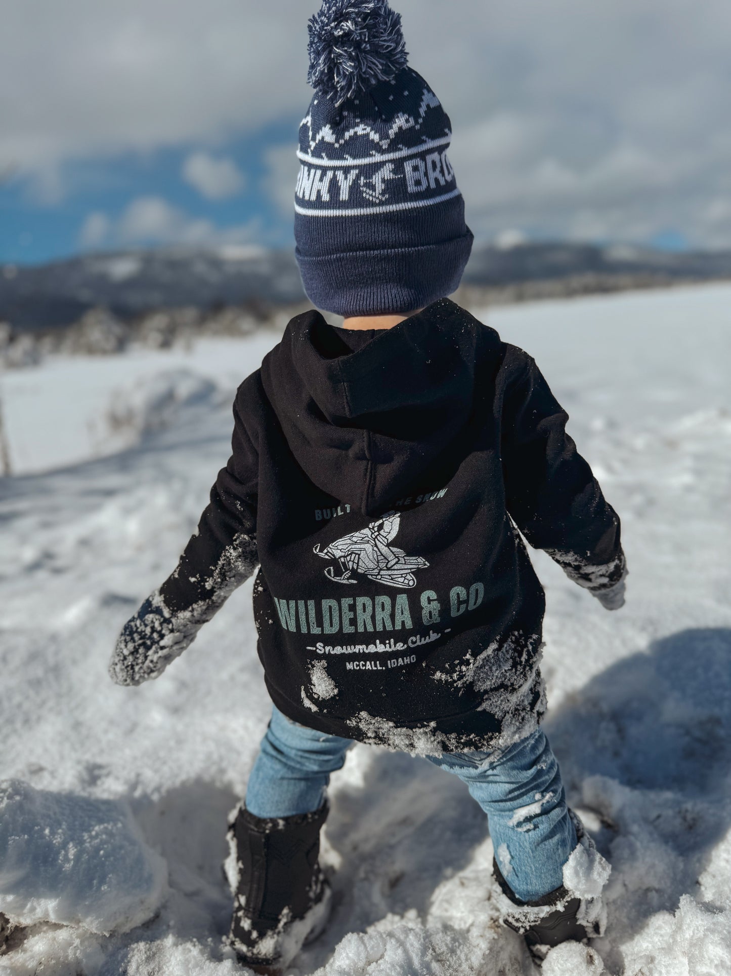 Snowmobile Club Hoodie - Toddler