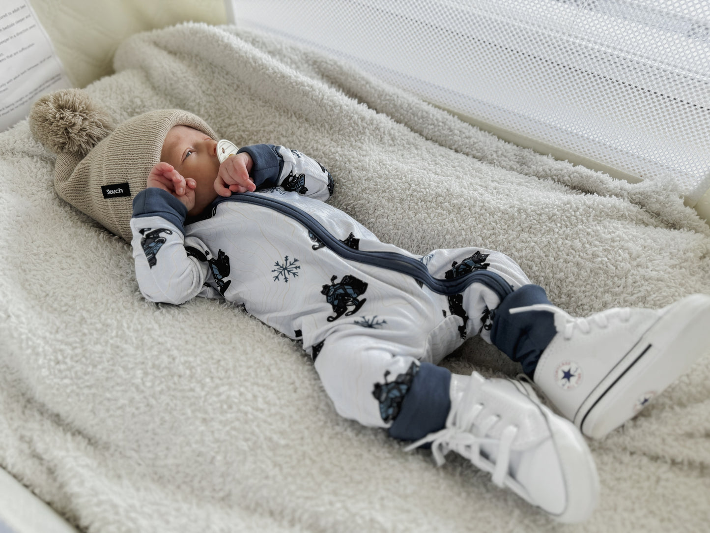 Bamboo Off-Axys Snowmobile Pajamas