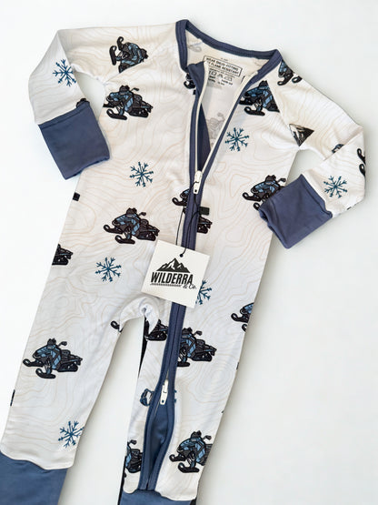 Bamboo Off-Axys Snowmobile Pajamas