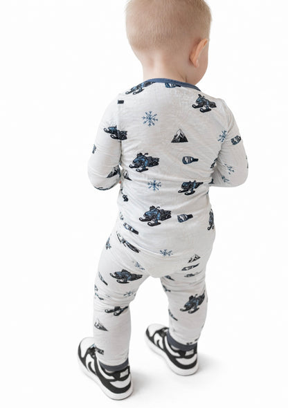 Bamboo Off-Axys Snowmobile Pajamas