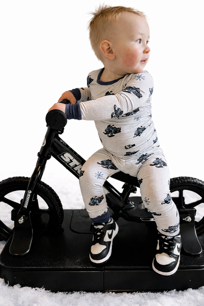 Bamboo Off-Axys Snowmobile Pajamas