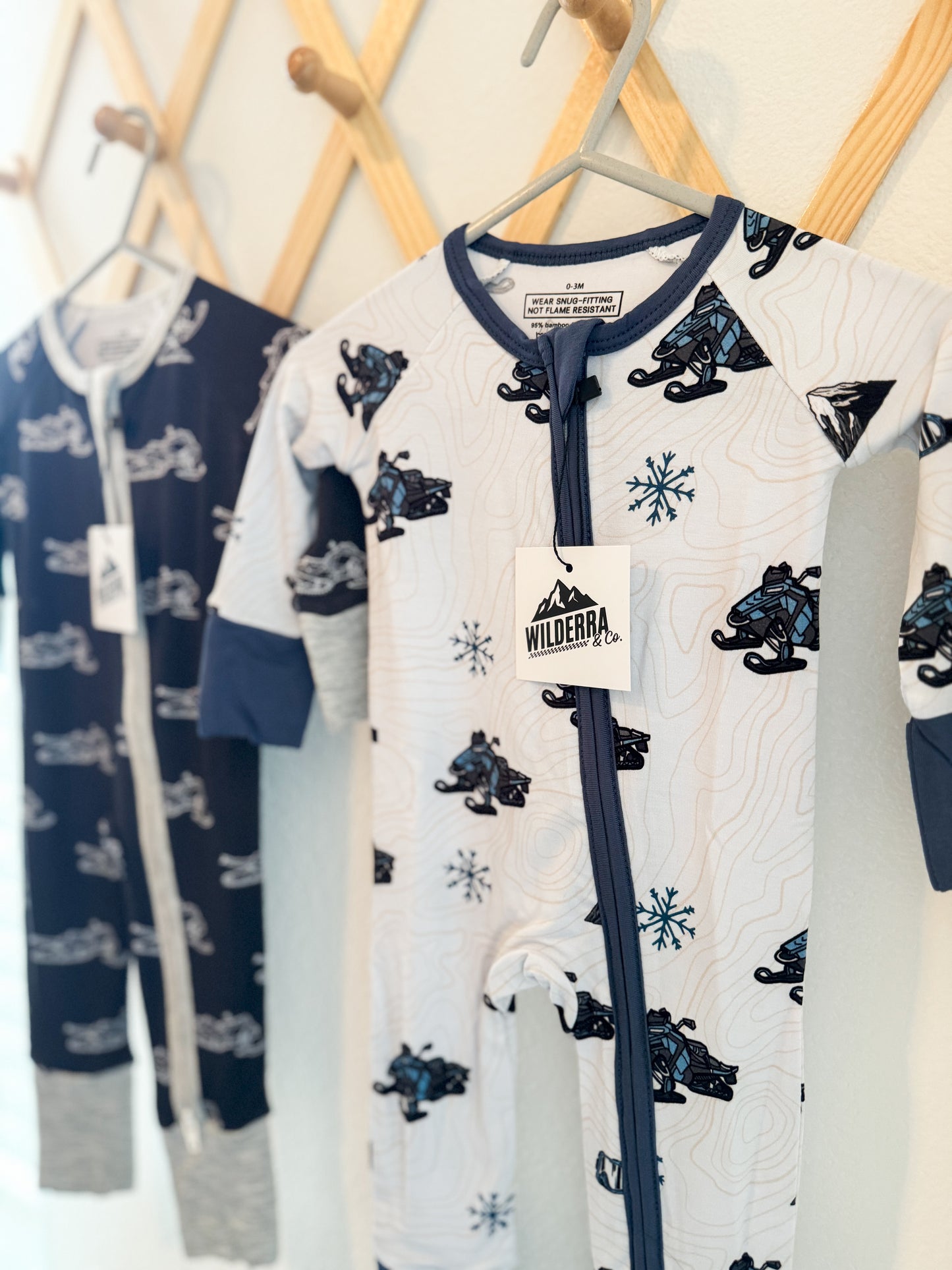 Bamboo Off-Axys Snowmobile Pajamas
