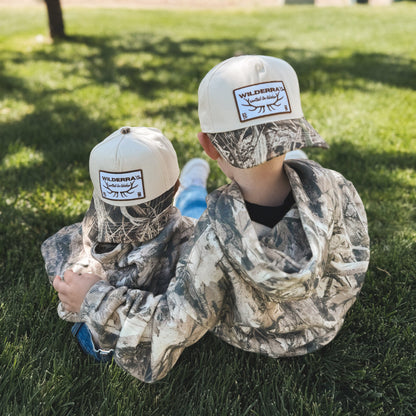Kids Camo Elk Antler Hat