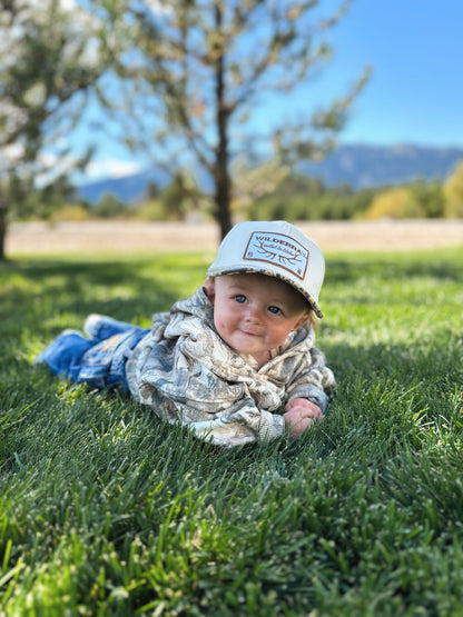 Kids Camo Elk Antler Hat